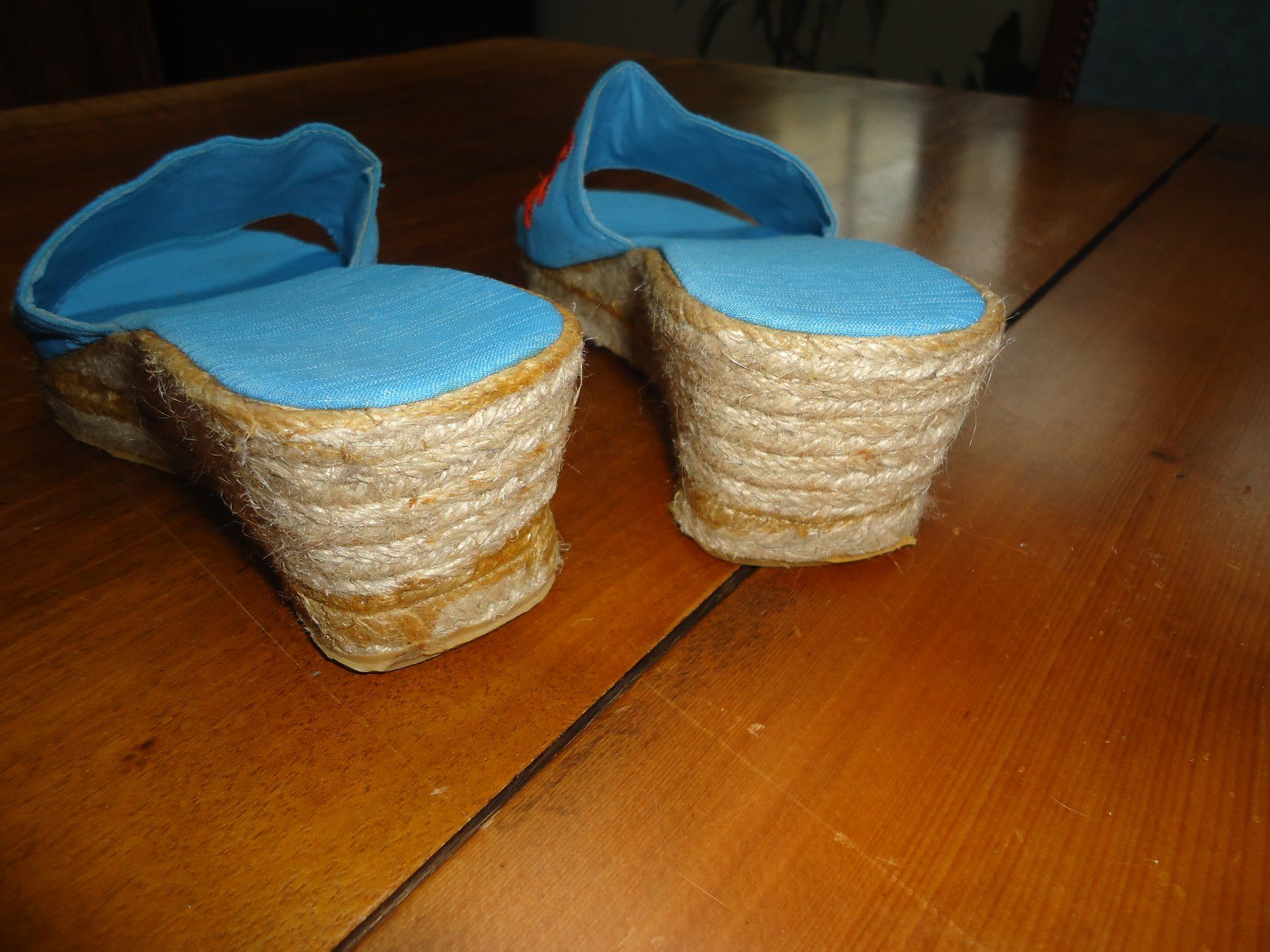 Damenschuhe: Sandales compensées textile et corde - 40 - Neuves – Neu (gemäss Beschreibung) aus Vessy von mafabe 2