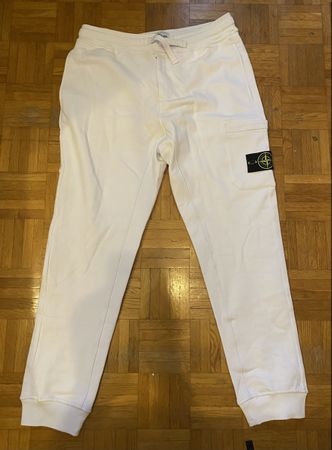 Stone Island - White Pants