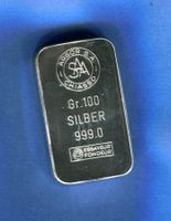 (1842) 100 g. Silberbarren Argor Stgl