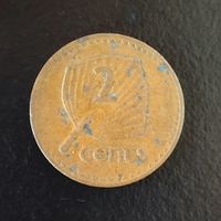 2 Cents Münze Fiji 1969