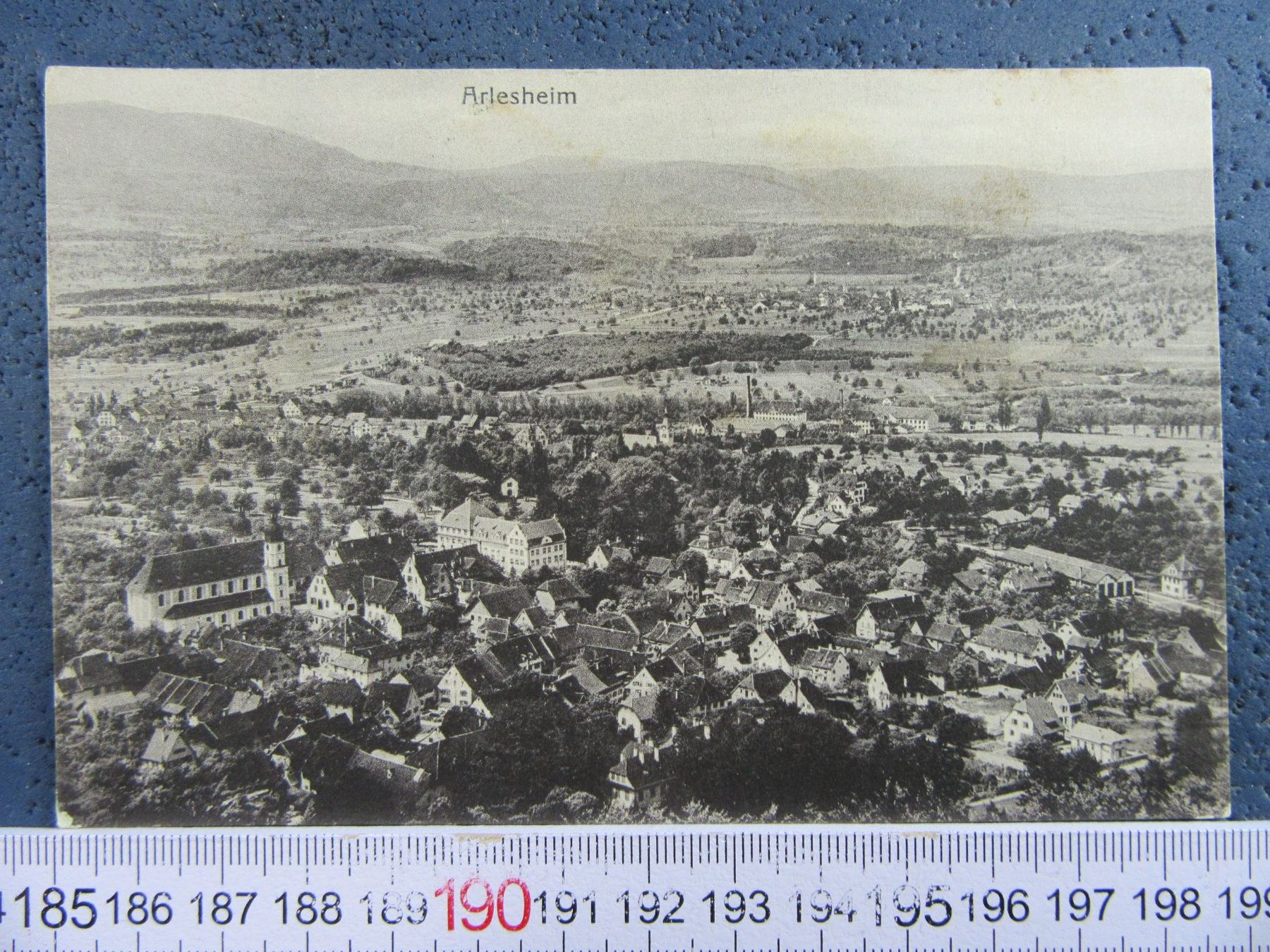 Ansichtskarten: ARLESHEIM BL-AK 1920 GENERALANSICHT – Gebraucht aus Ettingen von Hausi4711