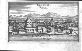 Greifensee Kupferstich von Merian