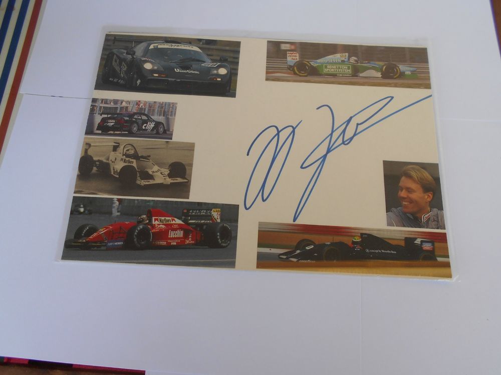J.J. Lehto A 4 Blatt original signiert. Bilder sind geklebt! Kaufen