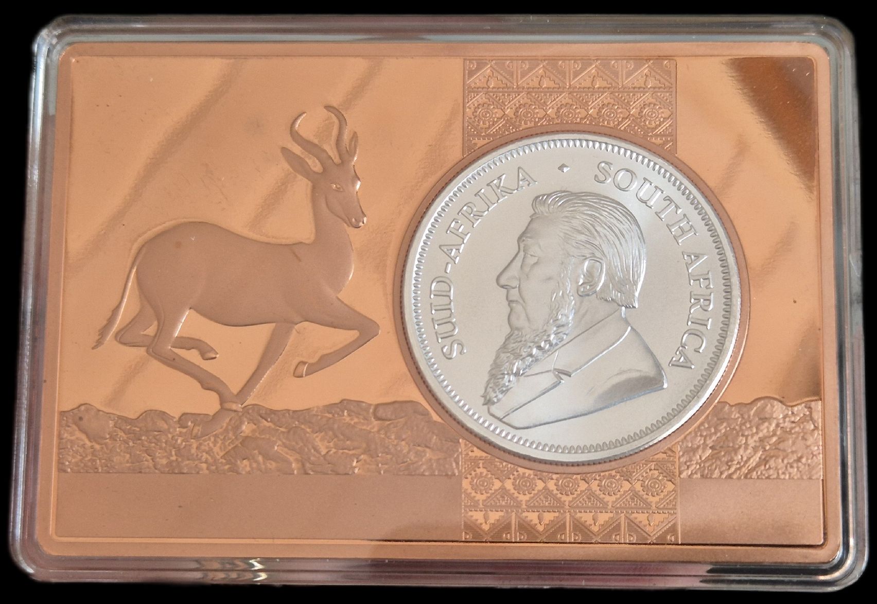 Metalli preziosi: Silber Münzbarren Krügerrand 4 Oz Springbok – Nuovo (secondo la descrizione) da Grenchen venduto da Grenchen_Coins 1