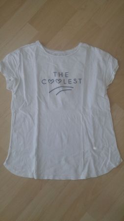 Süsses weisses T-Shirt, Gr. S