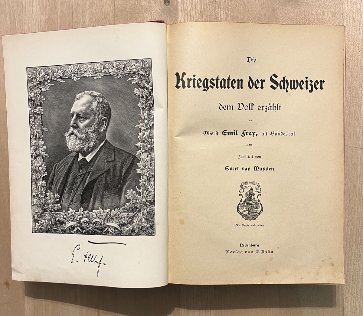 Libri: Oberst Emil Frey - Kriegstaten der Schweizer, 1904! – Usato da St. Gallen venduto da reg_f8h8 2