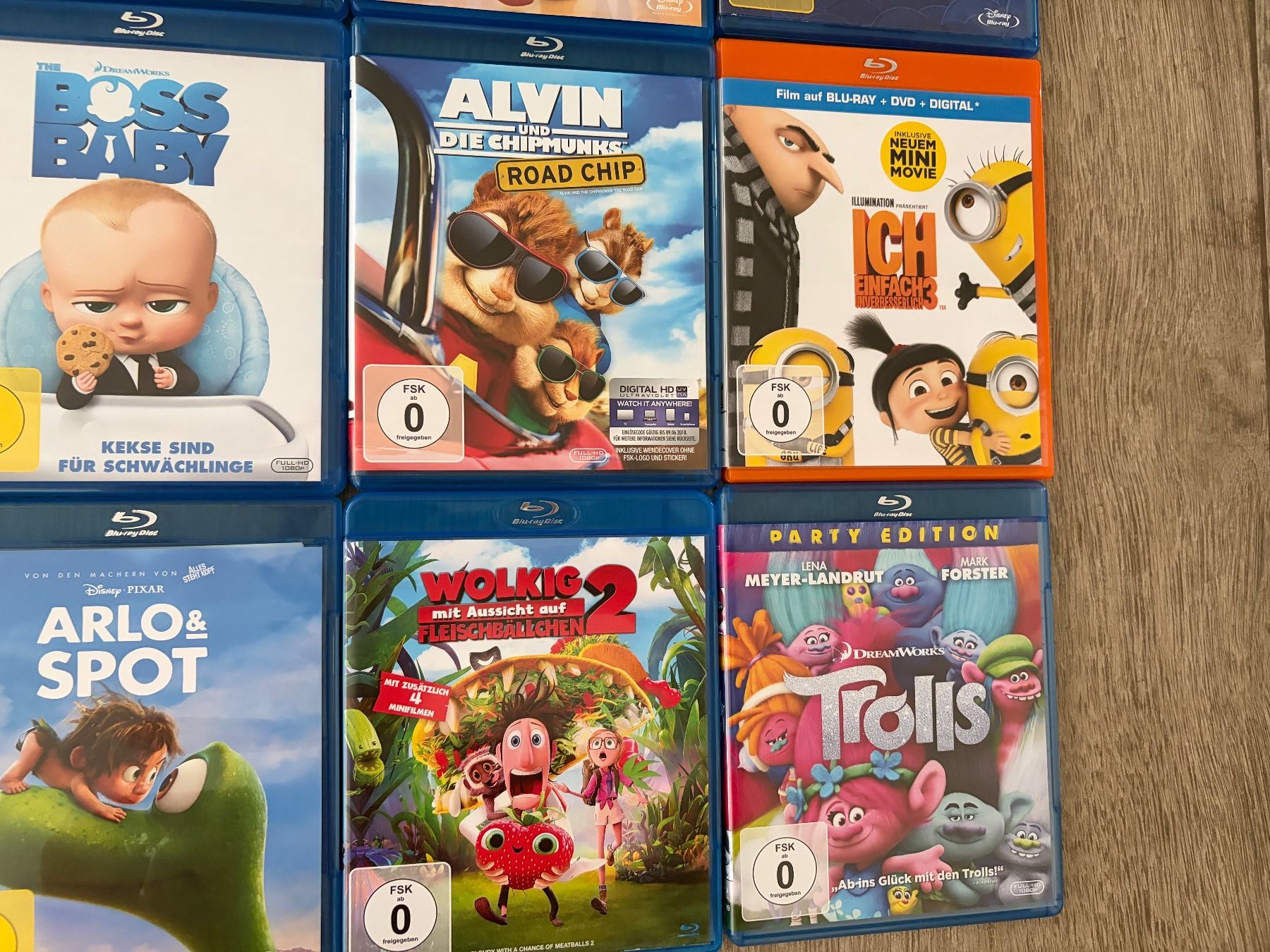 Tous les DVDs: 16 Kinder Bluray's ab 1.- – D'occasion à Inwil par Tom32 2