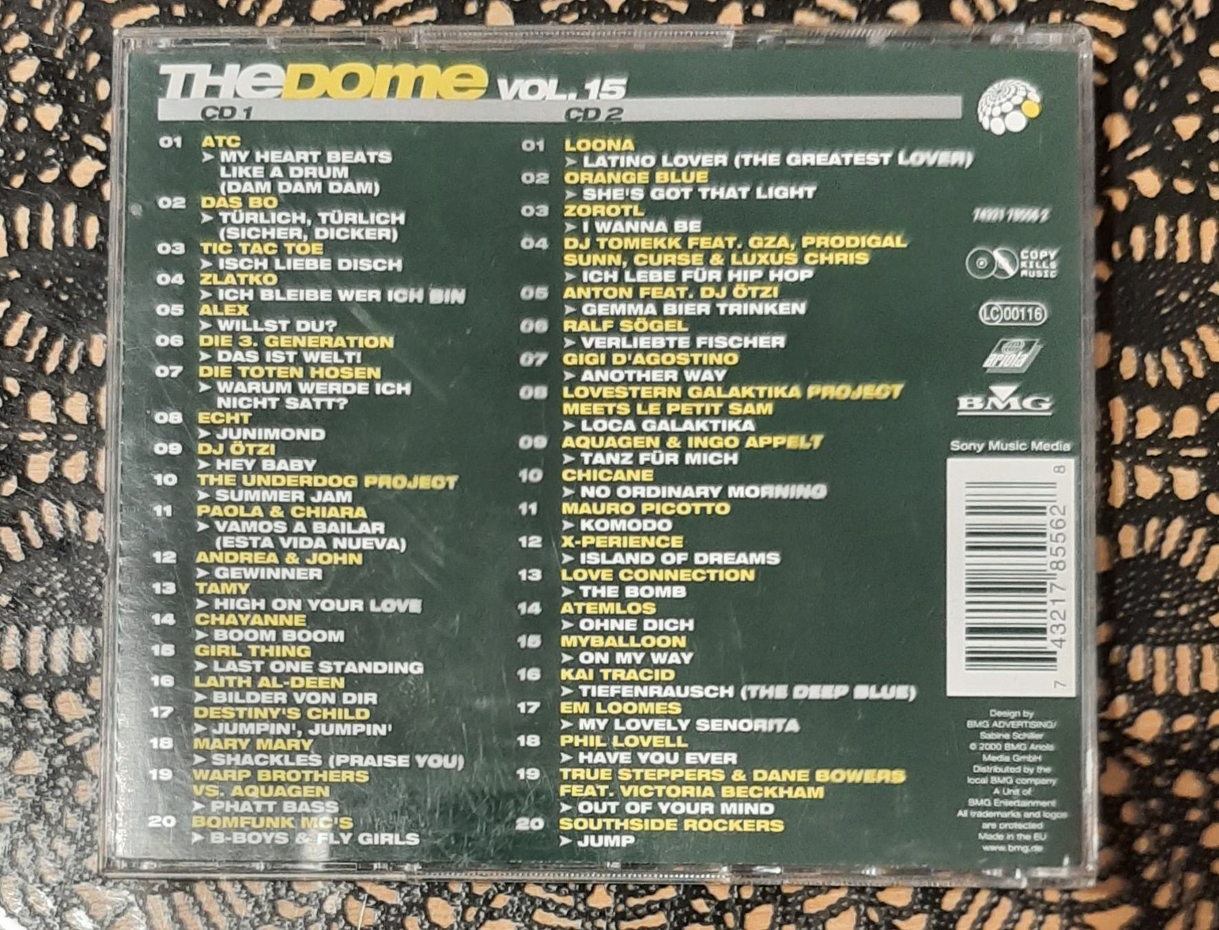 CD: The Dome Vol. 15, Doppel-CD 2000, Hit Compilation, Sampler – Usato da Amriswil venduto da Celini3 1