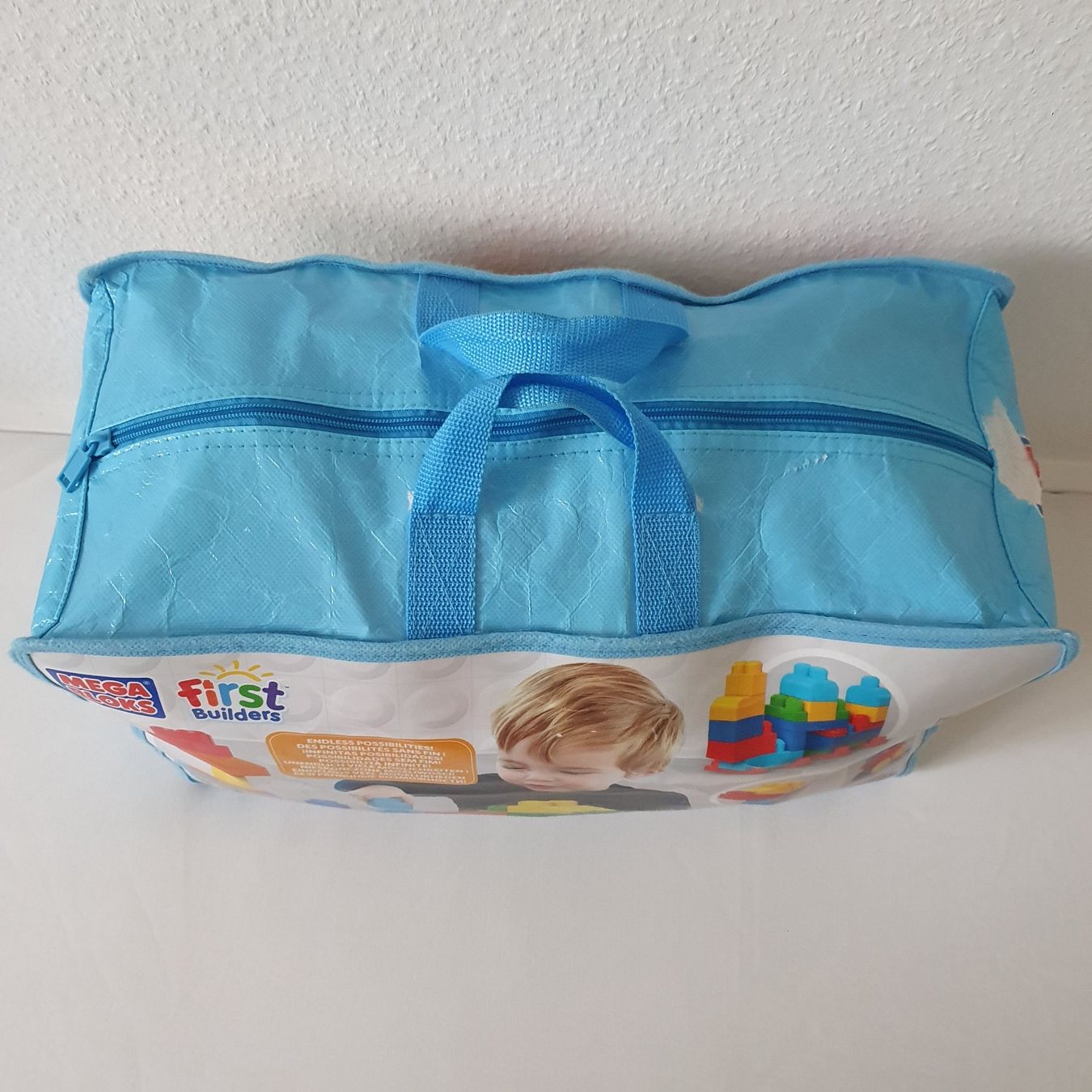 Mega Kit di costruzioni: Mega Bloks First Builders + Sac De Rangement Bleu – Usato da Lausanne venduto da Af2016 1