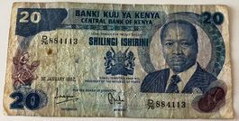 Kenia 20 Shilingi 1982