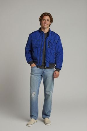 Tommy Hilfiger Marineblaue Bomberjacke - Größe XL