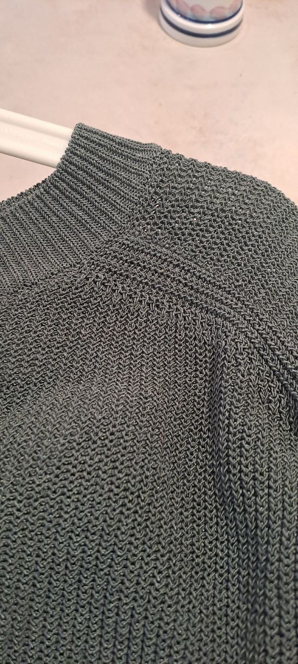 Massimo Dutti Maglioni & Felpe: Massimo Dutti Strickpullover, Gr. S, graublau/graugrün – Usato da Düdingen venduto da Anthelia 1