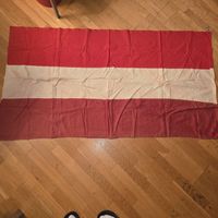 Flagge Österreich rot weiss rot 146x78 cm gut gebrauchd 