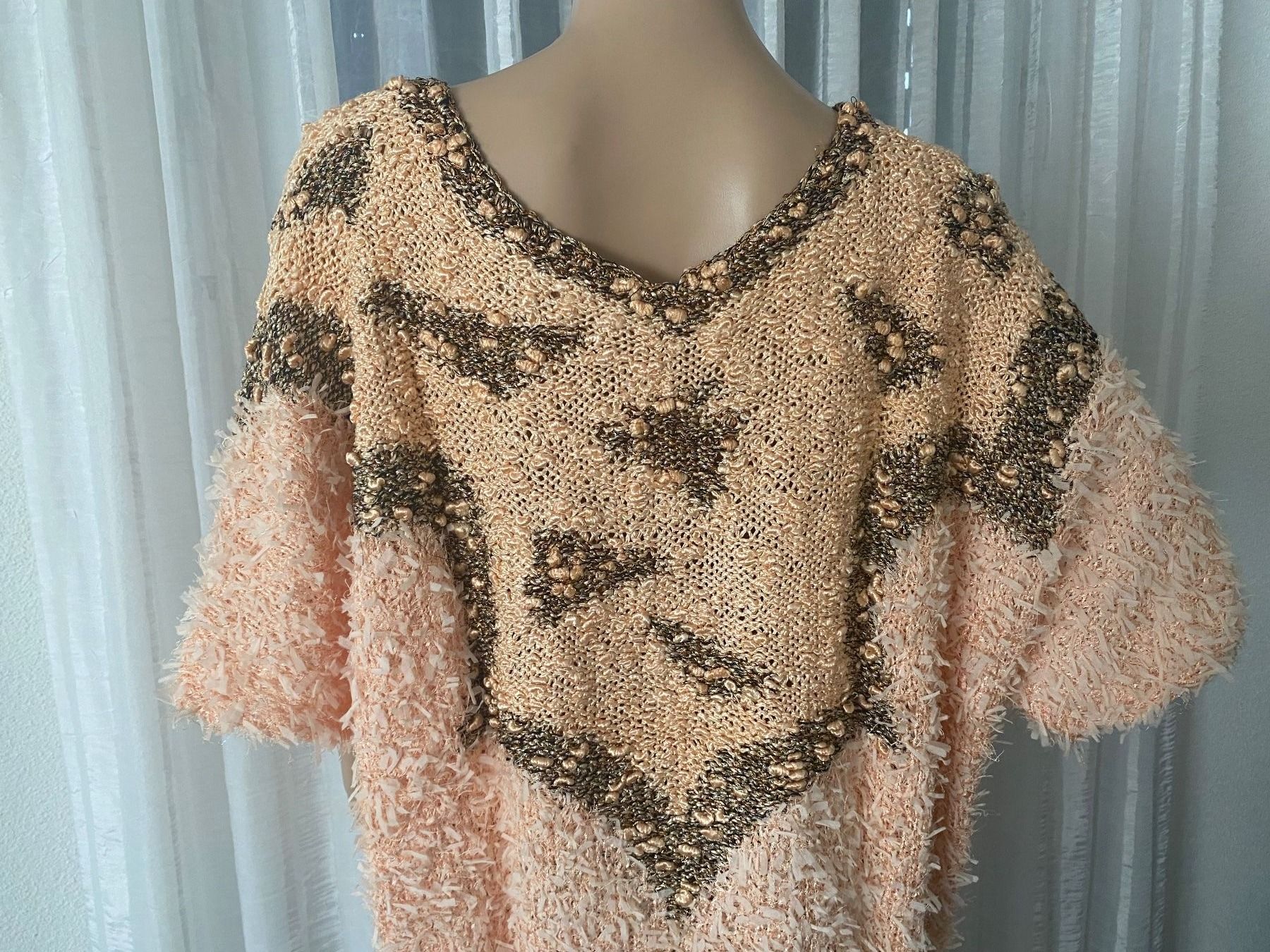 Pullover & Sweatshirts: Perfekter Auftritt - UNIKAT - HAND MADE Strickpulli, M/L – Neu (gemäss Beschreibung) aus Winkel von ferrari2022 8