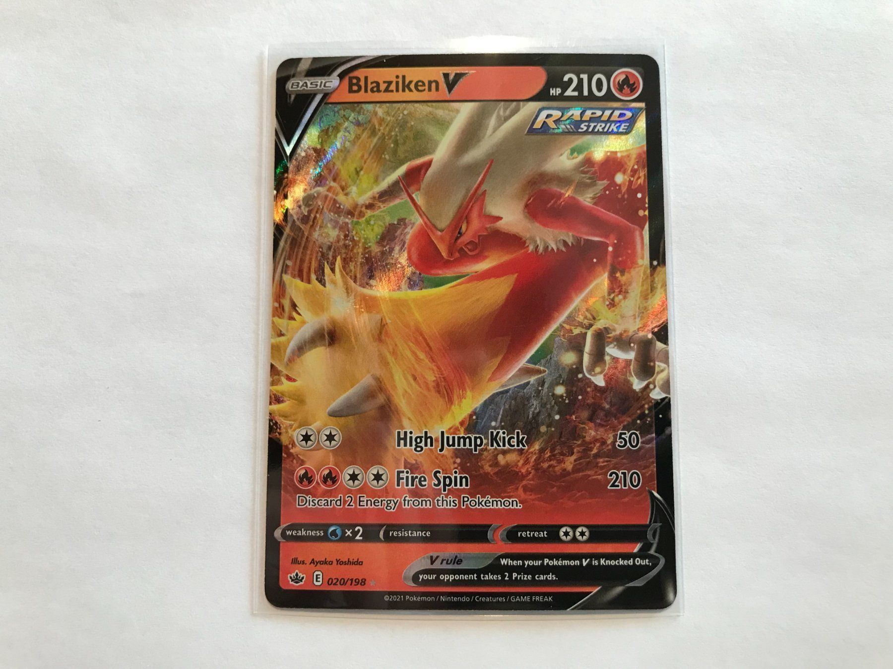Pokémon Carte collezionabili: Blaziken V EN – Usato da Hagendorn venduto da Pokecollectorch
