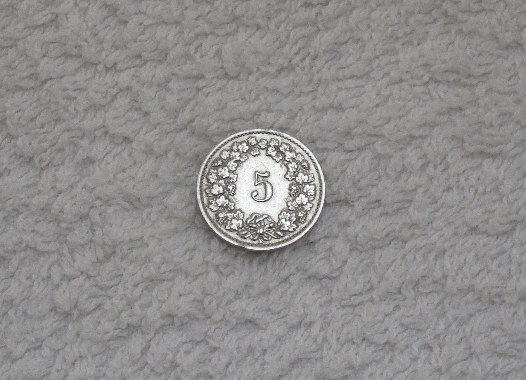Alle Münzen: 5 centimes/rappen 1946 – Gebraucht aus Nyon von Ilmi09 1
