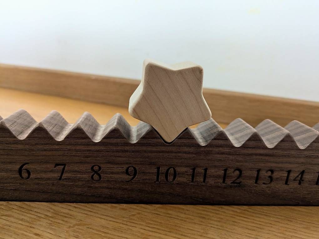 Tutte le decorazioni: Adventskalender aus Nussbaumholz – Nuovo (secondo la descrizione) da St. Gallen venduto da thomas.geiselberger