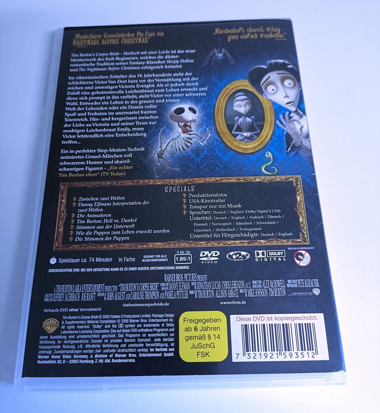 Alle DVDs: Tim Burton's Corps Bride – Gebraucht aus Köniz von Movieportal007 1