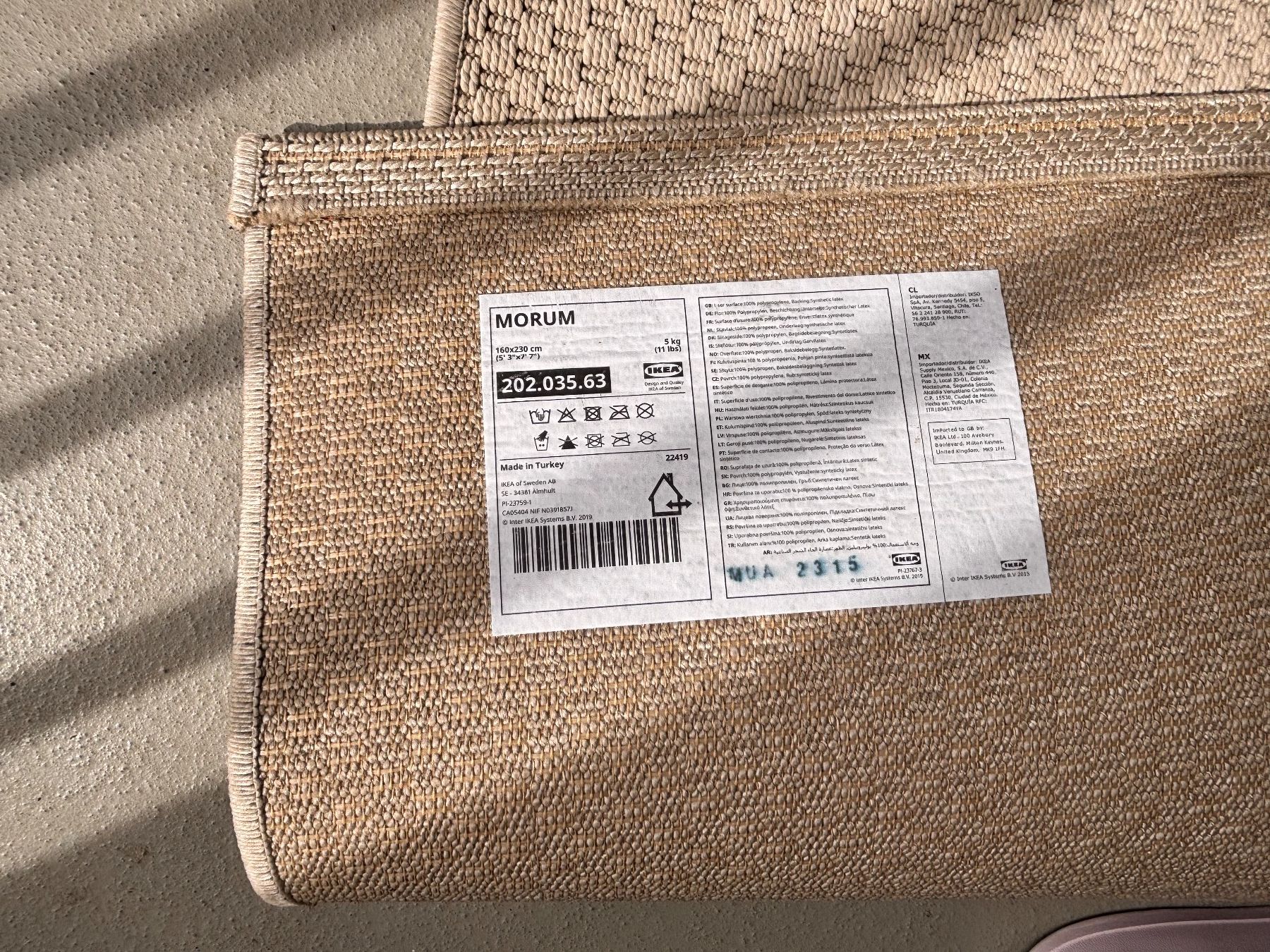Ikea Tappeti: Ikea MORUM Teppich aussen – Usato da Ebikon venduto da set7631 3