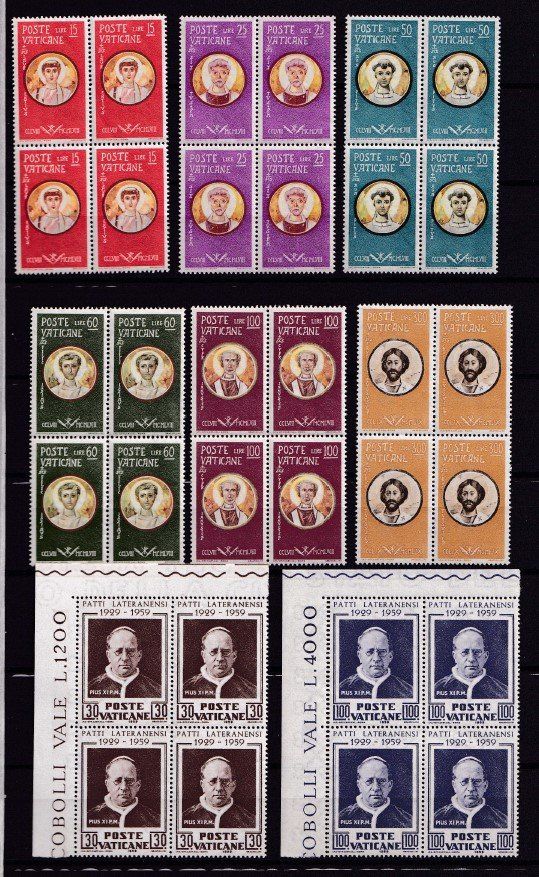 Tutti i francobolli: Vatikan 8 VB von 1959 – Nuovo (secondo la descrizione) da Bellach venduto da qsearch