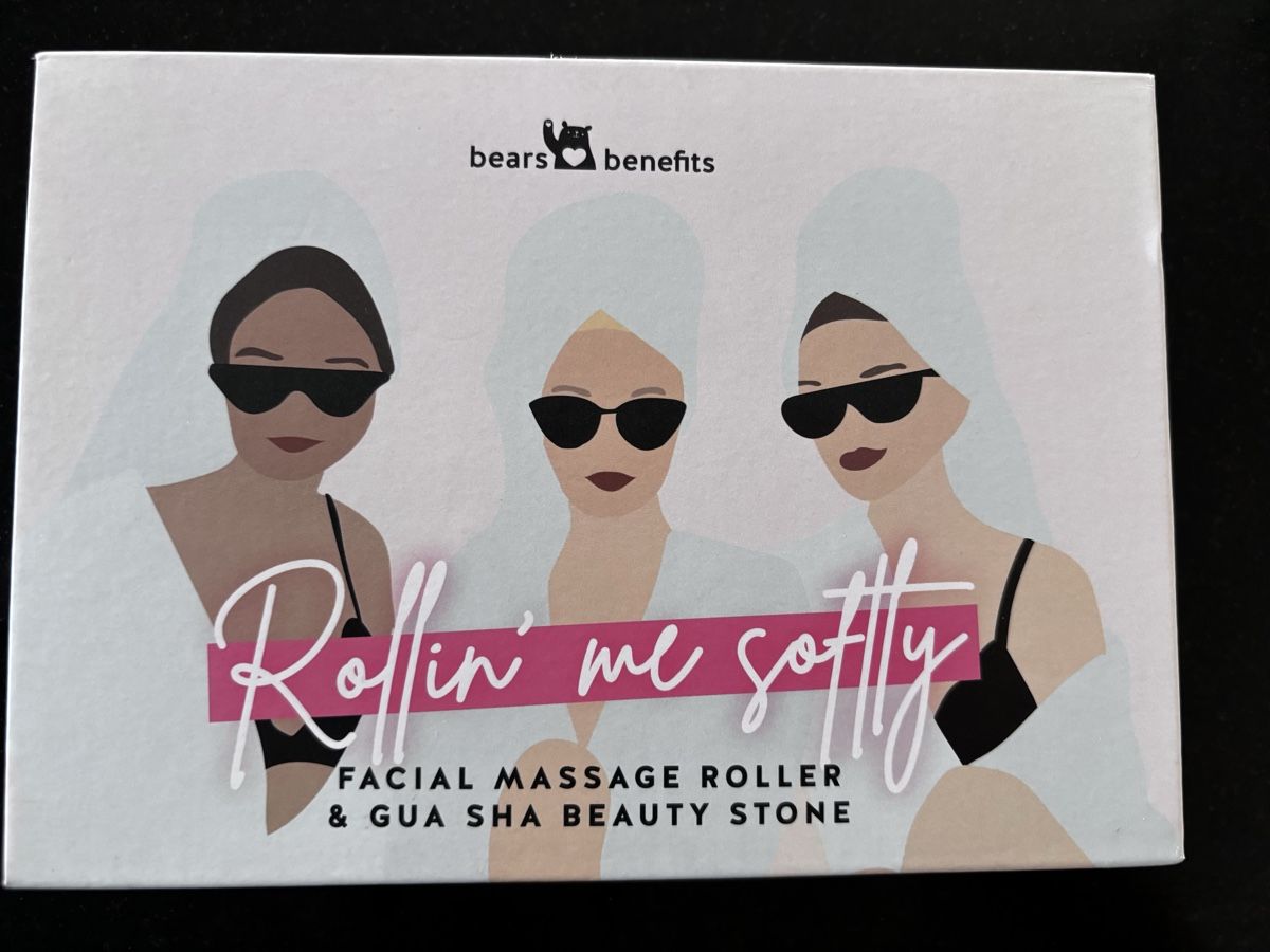 Cura del viso: Gesichtsroller Set Rollin'me Softly mit Gua Sha Stein. – Nuovo (secondo la descrizione) da Waltenschwil venduto da Schmetterling2015 1