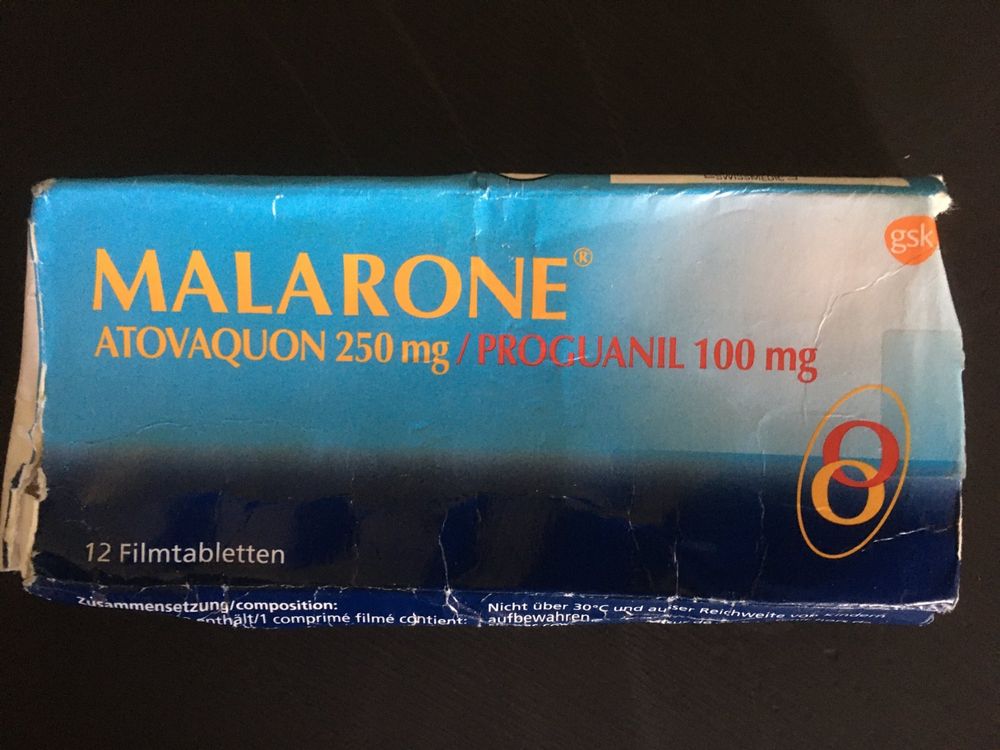 Malarone Malaria Medikament - 12 Filmtabletten (Neu (gemäss ...