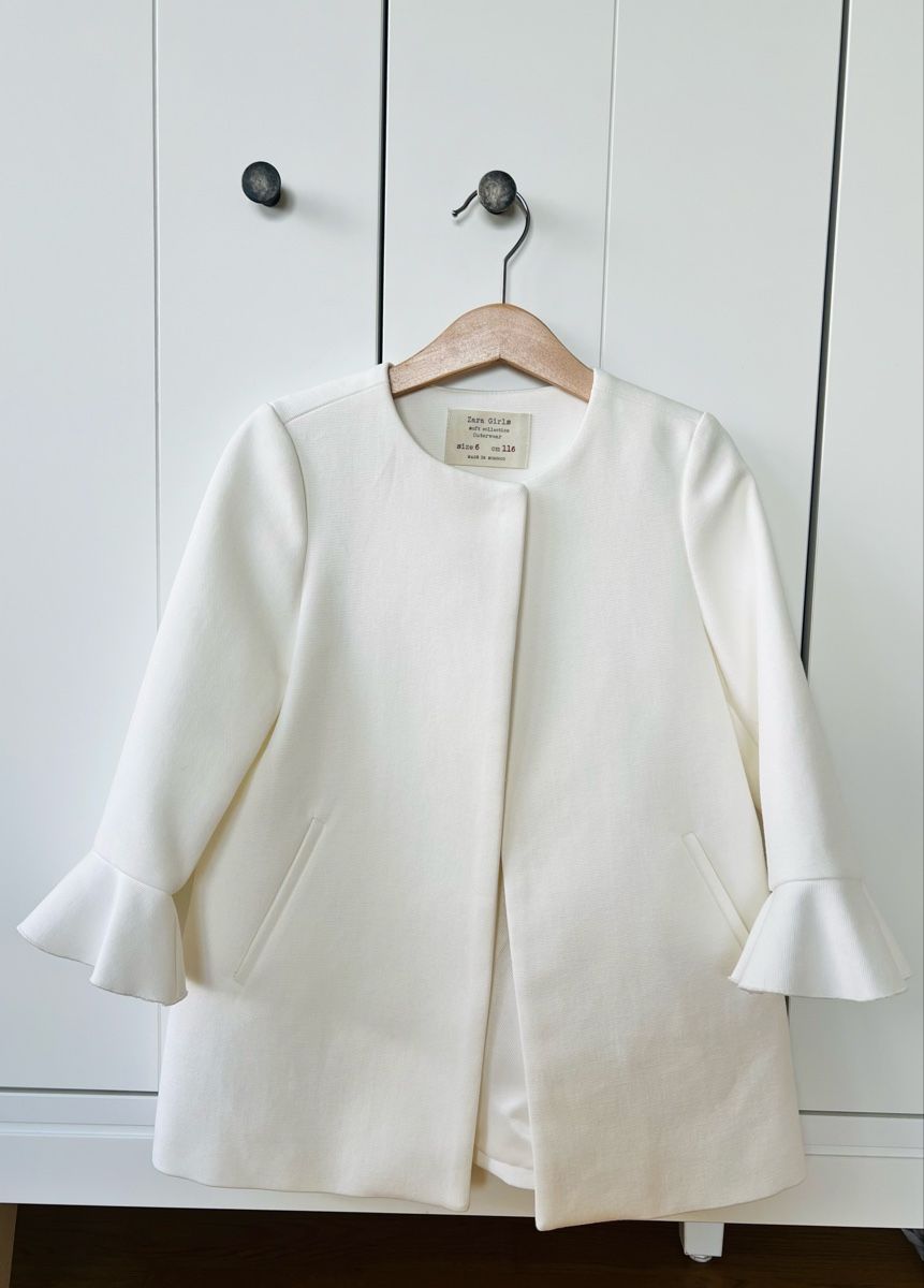 Zara Giacche & Cappotti: Zara 116 Mantel weiss elegant – Nuovo (secondo la descrizione) da Burgdorf venduto da rulan 1