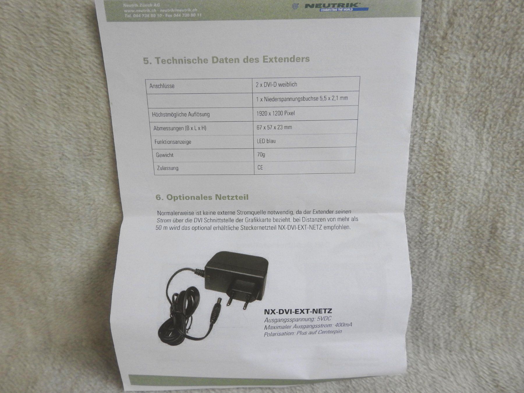 Convertitori: Neutrik DVI D - HDMI Extender SL – Usato da Zürich venduto da Malco0 7