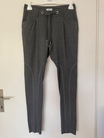 GUNEX by Brunello Cucinelli Wolle Hose Gr 34, it 40 grau