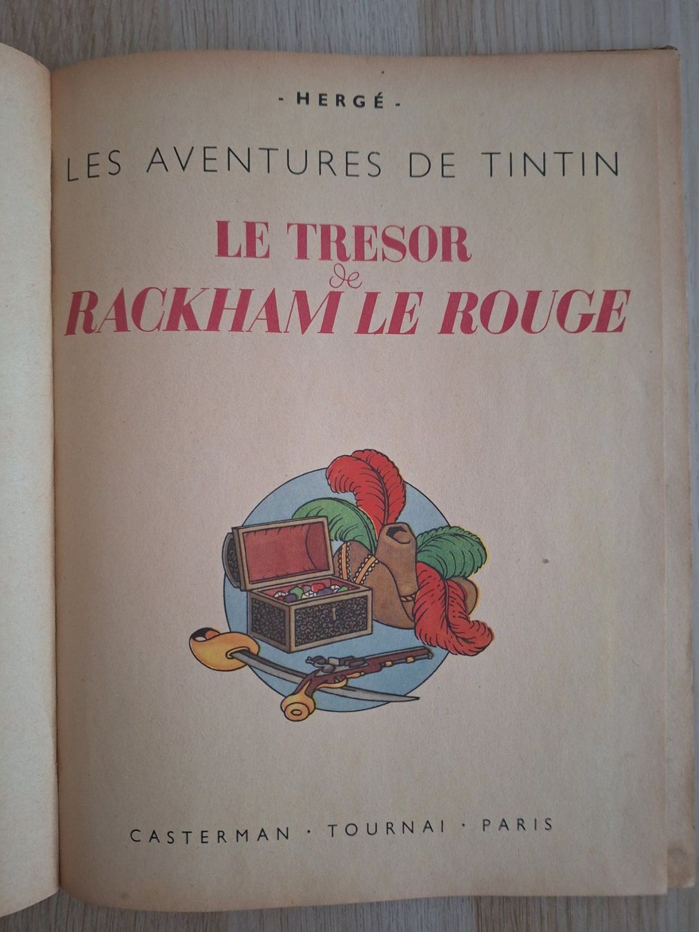 Fumetti: TINTIN / EO 1945 / Le Trésor de Rackham le rouge – Usato da Nyon venduto da beny13 4