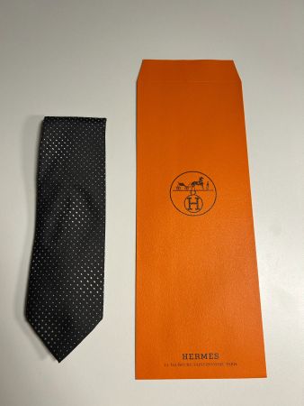 Hermès Taffet Muster Krawatte