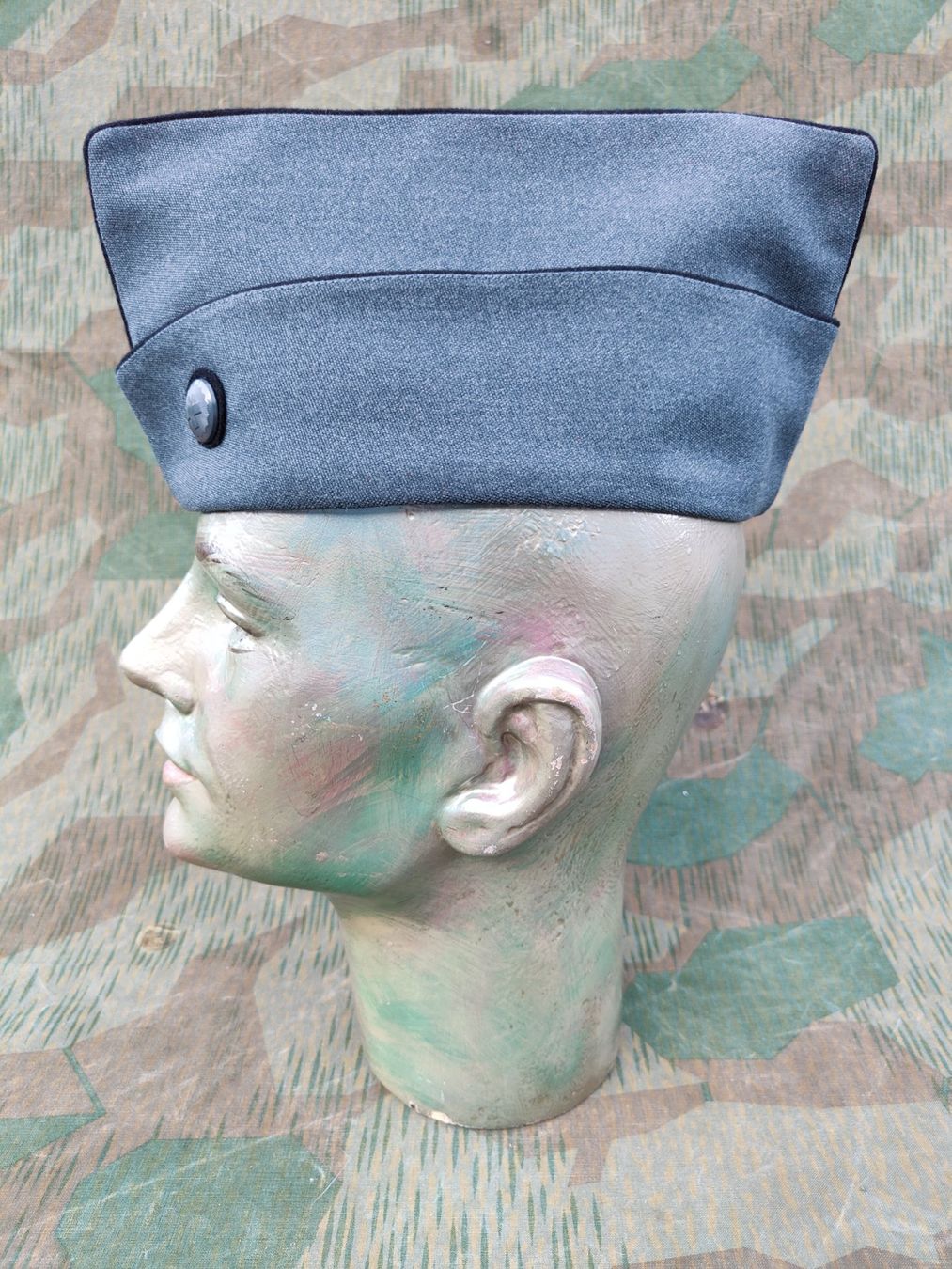 Schweizer Armee Uniformi: Feldmütze Ord. 1972, Grösse 54 – Usato da Bauma venduto da SwissMilitaria 1