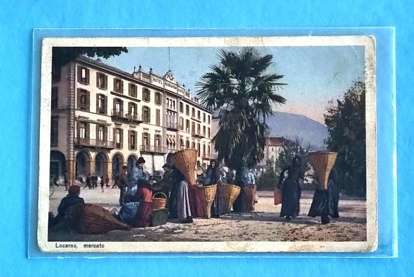 Ansichtskarten: Locarno - Mercato – Gebraucht aus Rothrist von RROENK