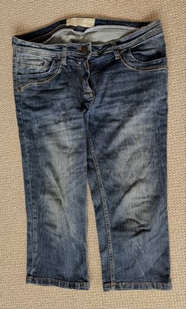Damen Jeans 3/4 blau - guter Zustand