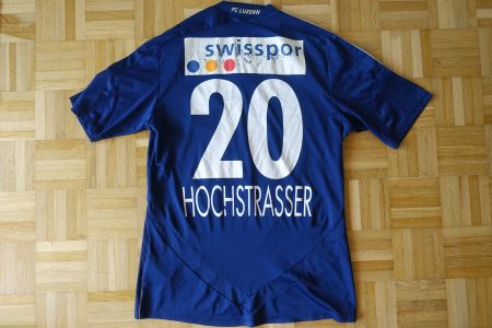 Original Trikot FC Luzern 2011/2012 #20 Hochstrasser