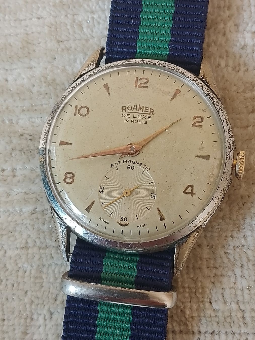 Roamer Orologi: Roamer Antik 36mm handaufzug läuft  – Usato da Agno venduto da sam2608
