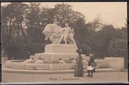 Ak Zürich Geiserbrunnen ZH