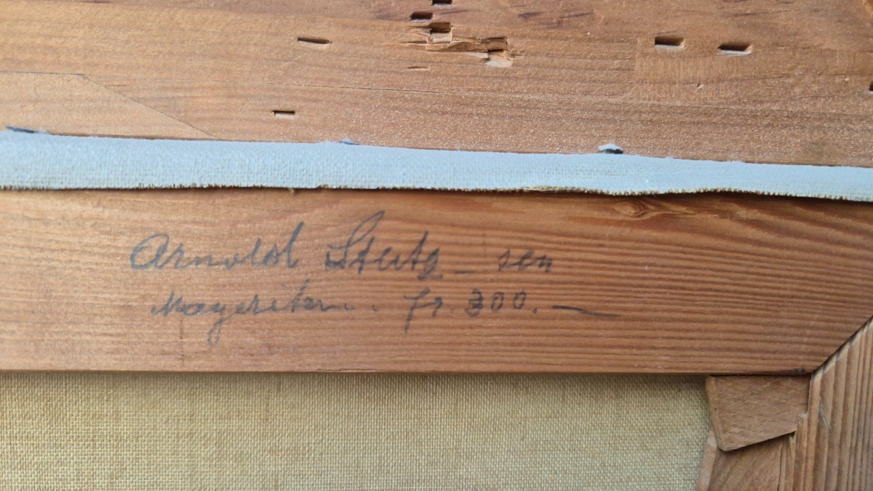 Gemälde: Ölgemälde Arnold Stutz "Margeriten" – Gebraucht aus Neftenbach von Nefti 4