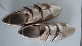 Gucci Schuhe, goldfarben, Grösse 39, guter Zustand