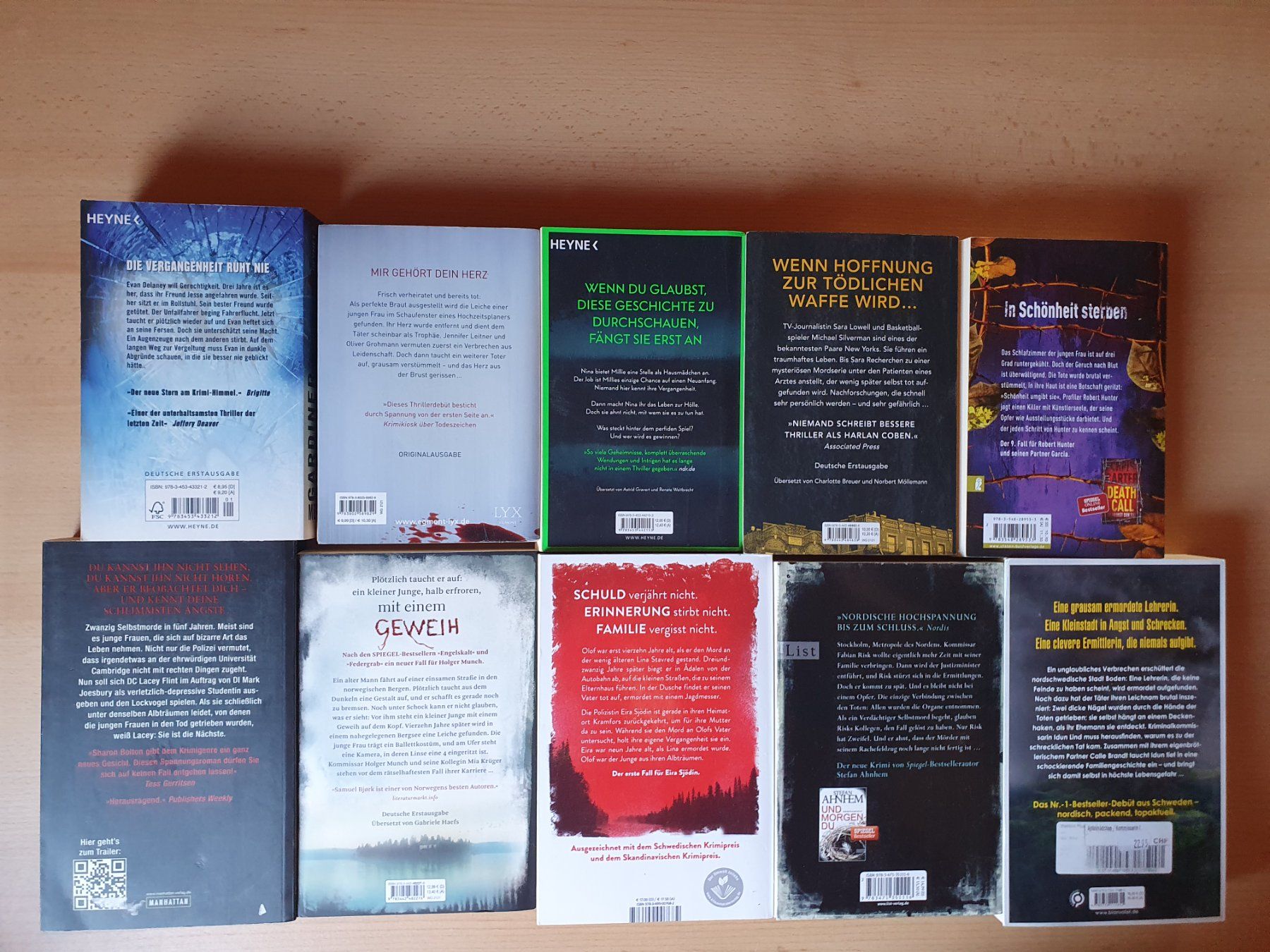 Libri: Bücherpaket, 10 Krimi / Thriller – Usato da St. Margarethen TG venduto da Schachmatt 1