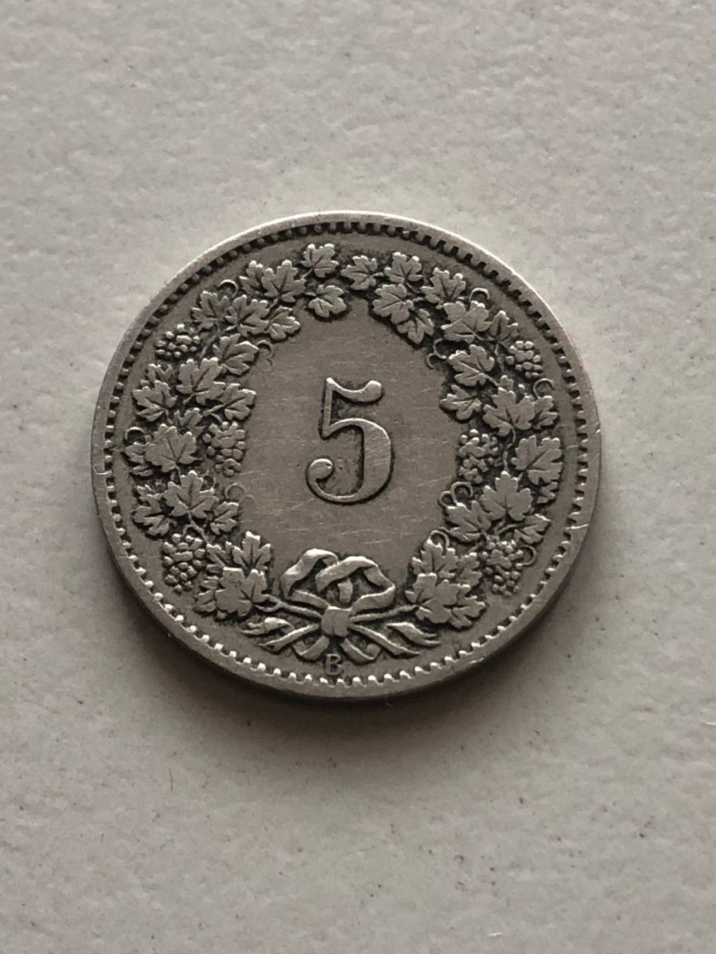 Alle Münzen: 5 Rp. 1880 – Gebraucht aus Schötz von Odpa 1