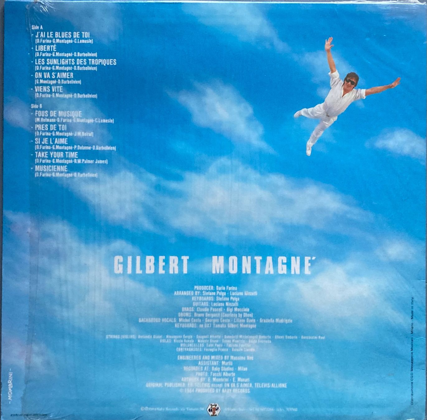 Schallplatten: GILBERT MONTAGNE - LIBERTE – Gebraucht aus Poliez-Pittet von Newtown-Records 1