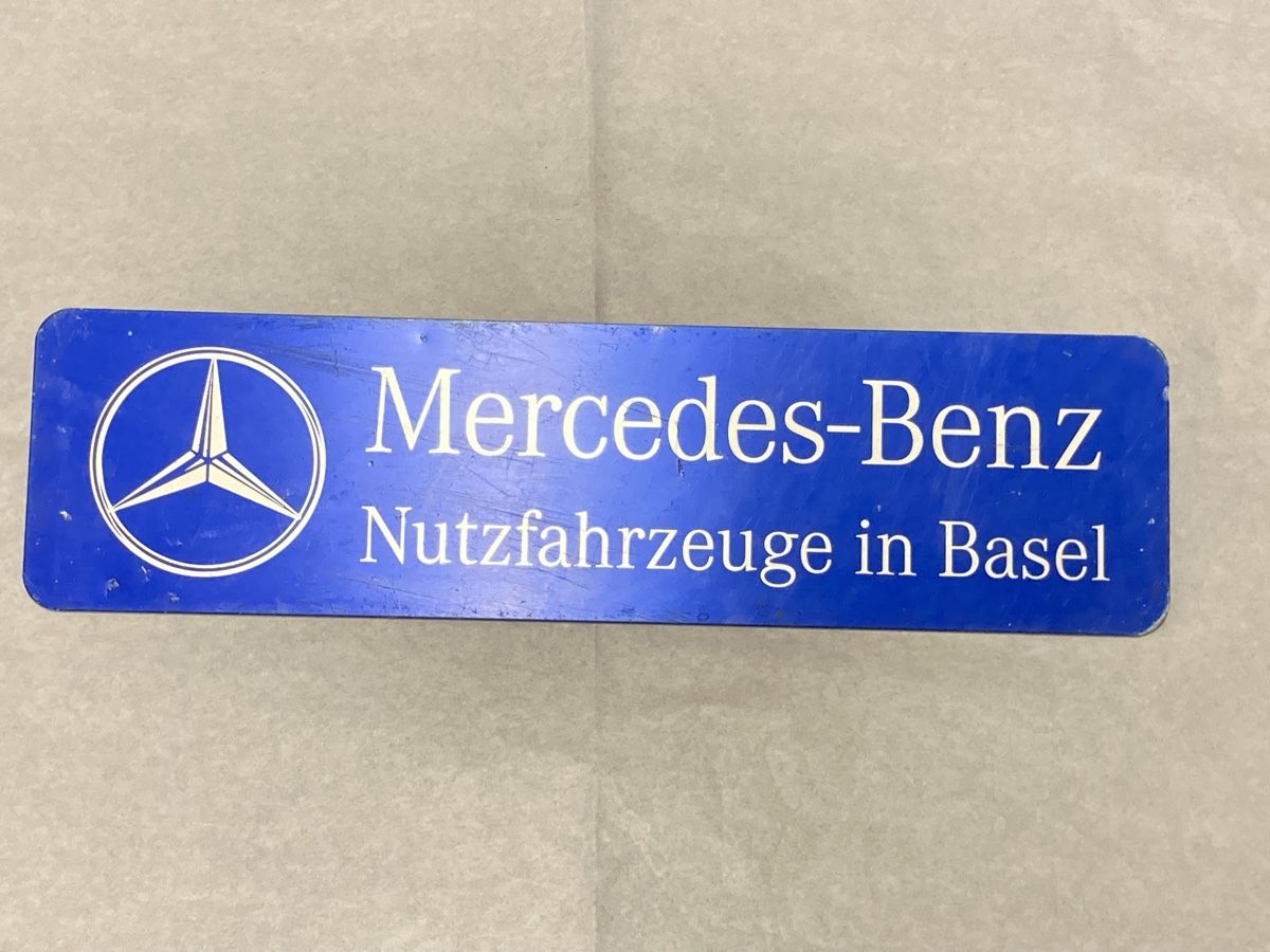 Mercedes-Benz Ecriteaux: Reklame Schild  Alu – D'occasion à Kaiseraugst par wombat51