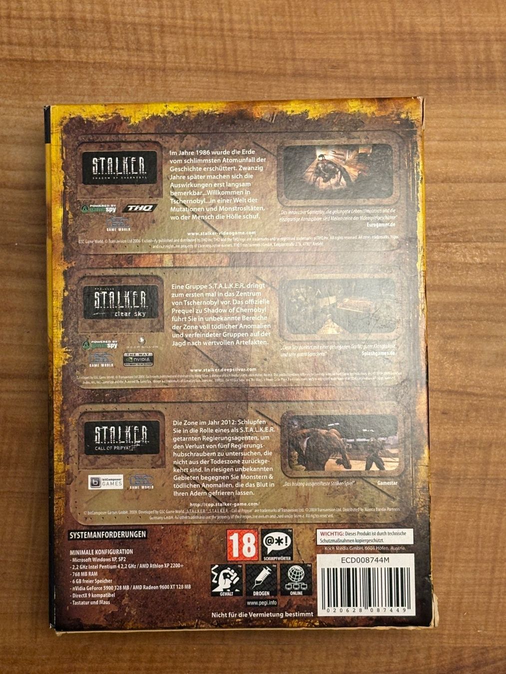 Giochi: STALKER - Complete Edition – PC DVD (Teilsealed!) – Usato da Niederhasli venduto da Manuf0 1