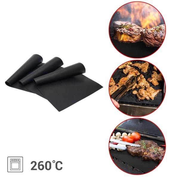 Accessori per grill: Antihaft -Grillmatte, 3er-Set Bratmatte aus Glasfaser- – Nuovo (secondo la descrizione) da Buchs-ZH venduto da Birikina