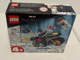 LEGO 76189 Captain America and Hydra Face-Off Neu