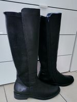 REMONTE Lederstiefel, schwarz Gr. 40