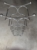 Glänzend metallener Weinregal für 12Flaschen, schönes Design