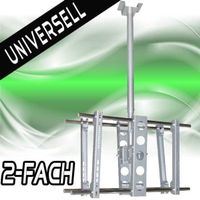 Doppel-TV-Deckenhalterung für 2 TV's