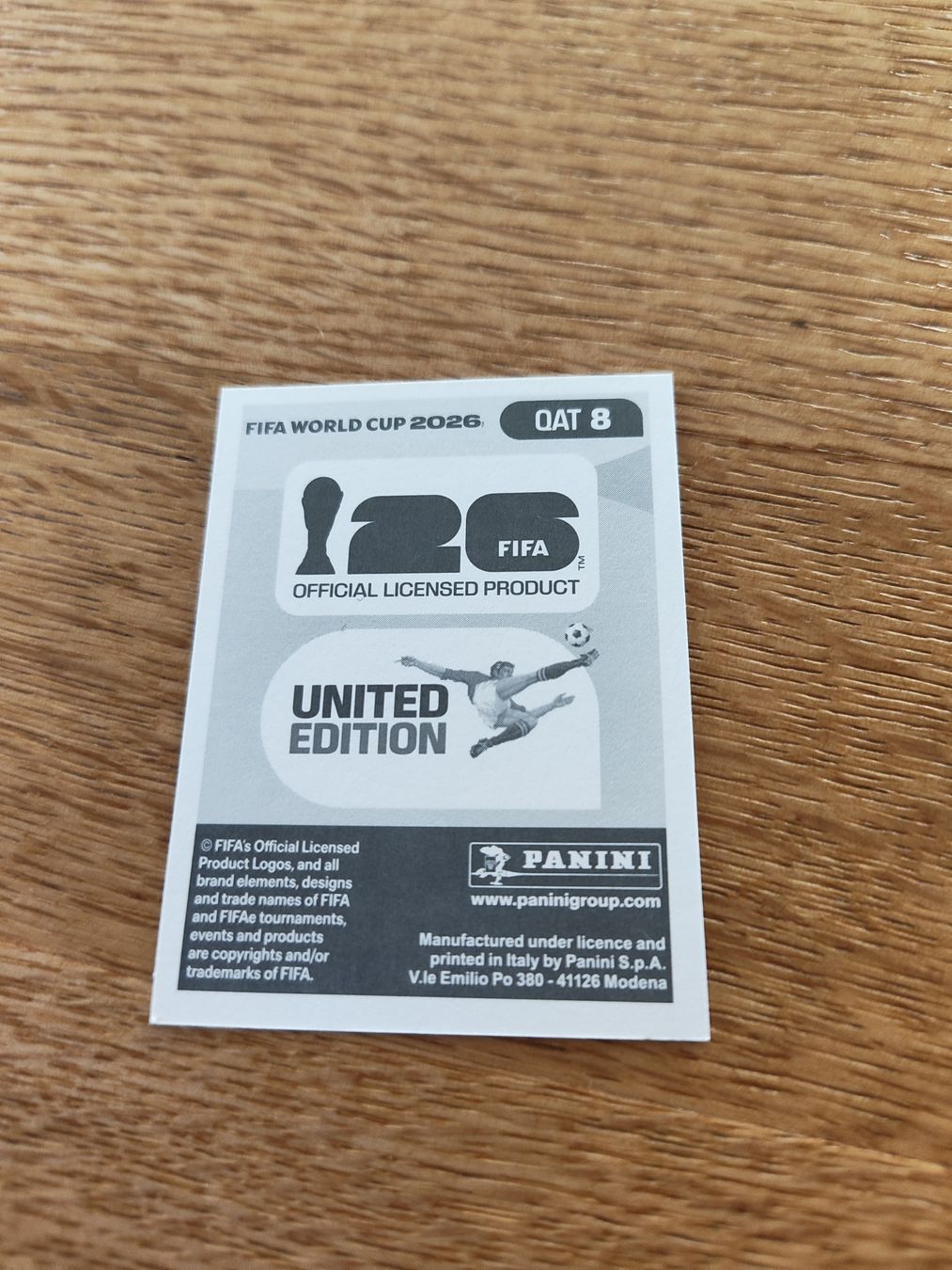 Panini Sammelbilder & Trading cards: Panini Wm 2026 Qat 8 – Neu (gemäss Beschreibung) aus Lieli von Maholo 1